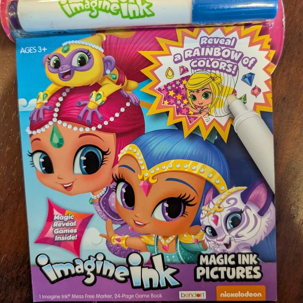 🦋 Nickelodeon Shimmer and Shine Imagine Ink 4 in 1 Activity Set